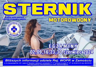 Kurs sternik motorowodny - czerwiec 2024r.