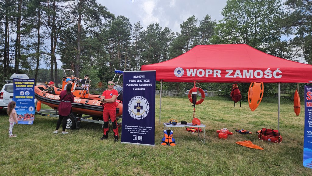 WOPR Zamość w Majdanie Sopockim na Dniu Rodziny