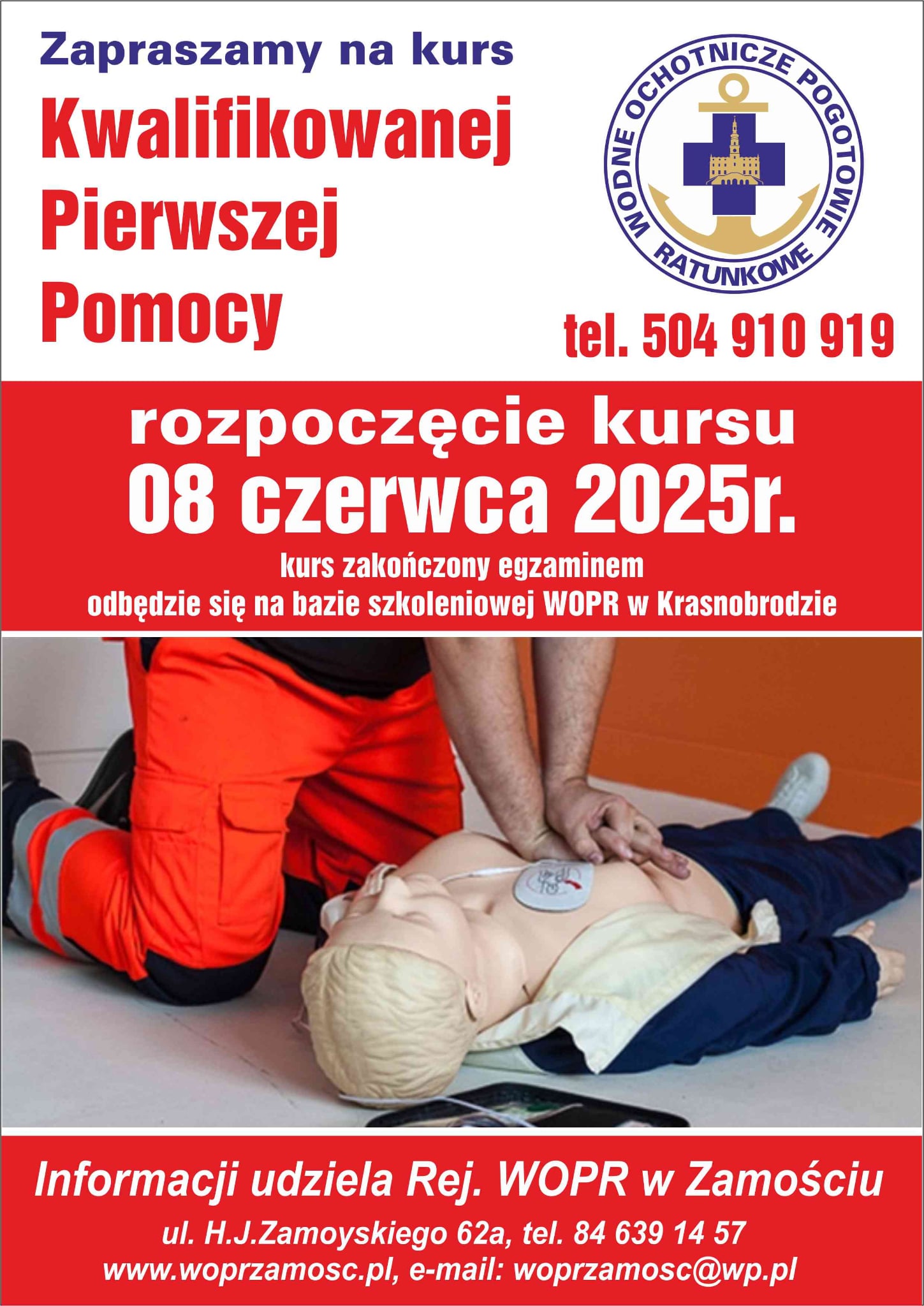 Kurs Kwalifikowanej Pierwszej Pomocy