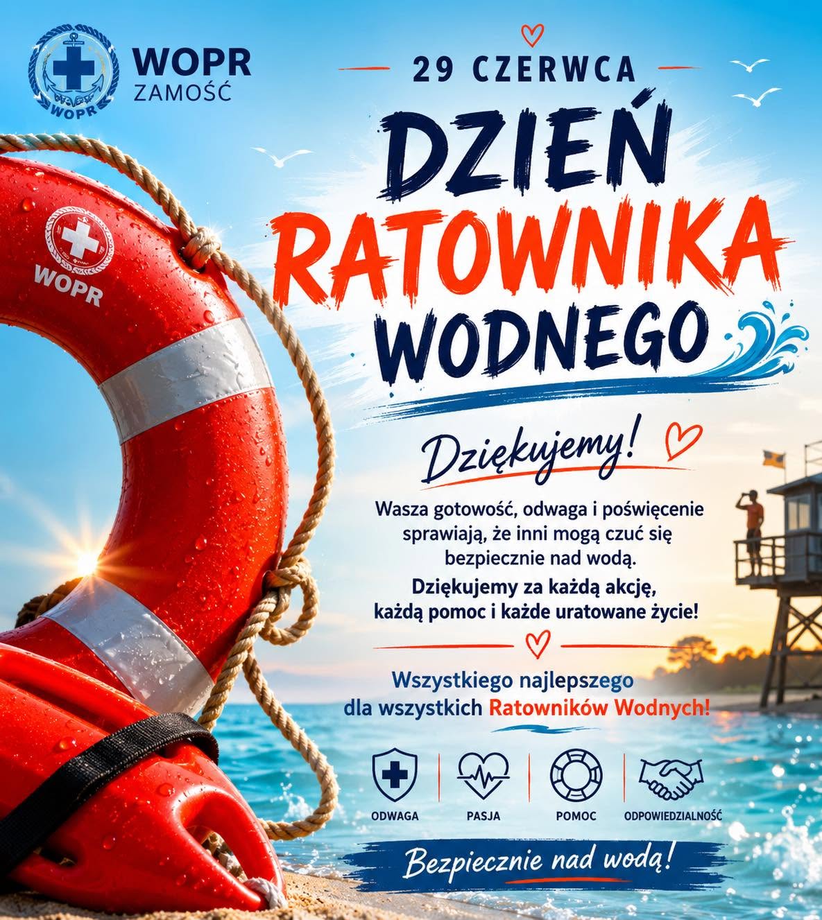 29 czerwca Dzień Ratownika Wodnego
